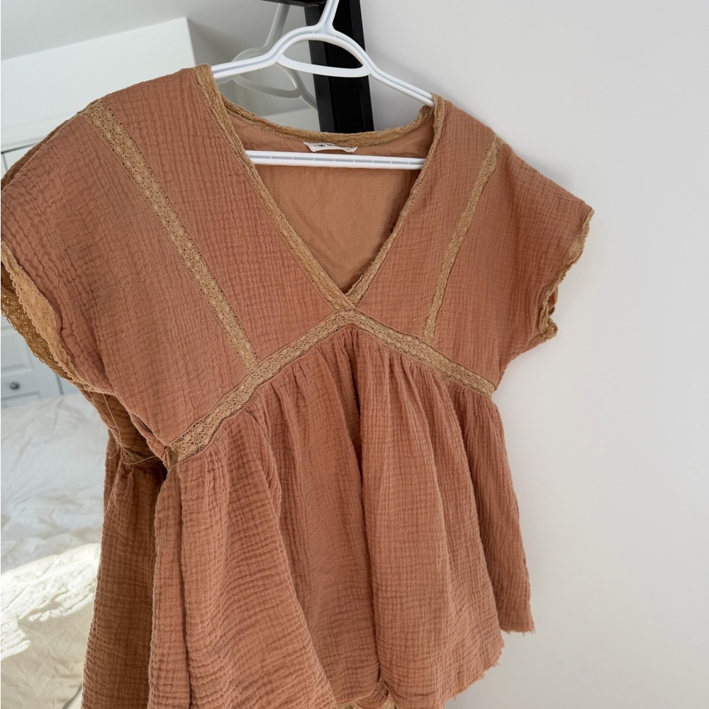 In Bloom Women's Brown Blouse